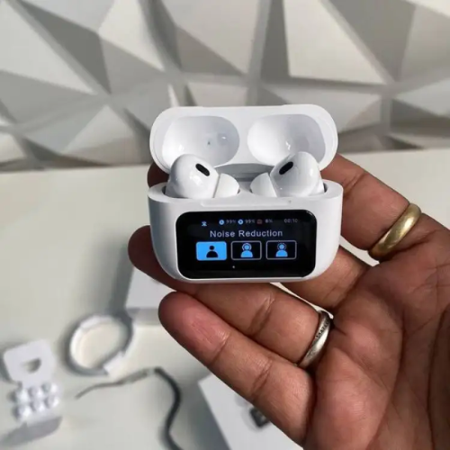 A9 Pro Airpods With Display + Silicon Case