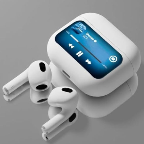 A9 Pro Airpods With Display + Silicon Case