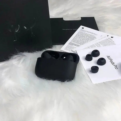 Latest AirPods Pro 2nd Generation Titanium Black Buzzer Edition, Wireless Earbuds, Bluetooth 5.0, Premium Quality and Sound CH MART